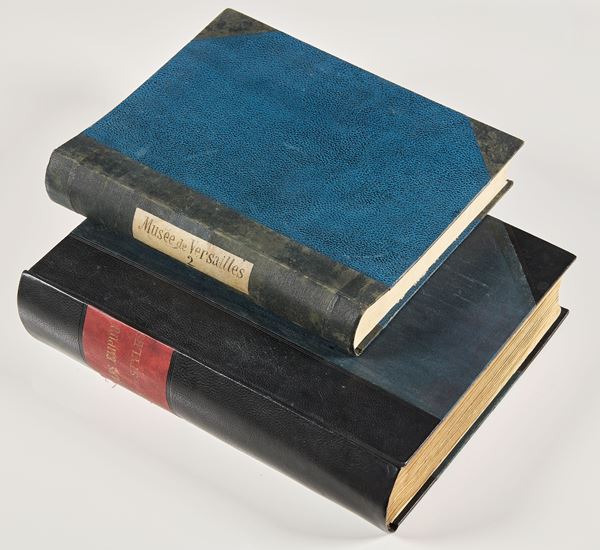 Due album "Meubles Empire. Lits Tous Styles" e "Musée de Versailles 2", fine XIX secolo