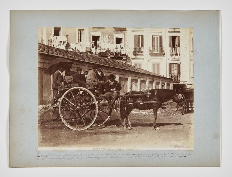 Cartella di 5 fotografie all’albumina