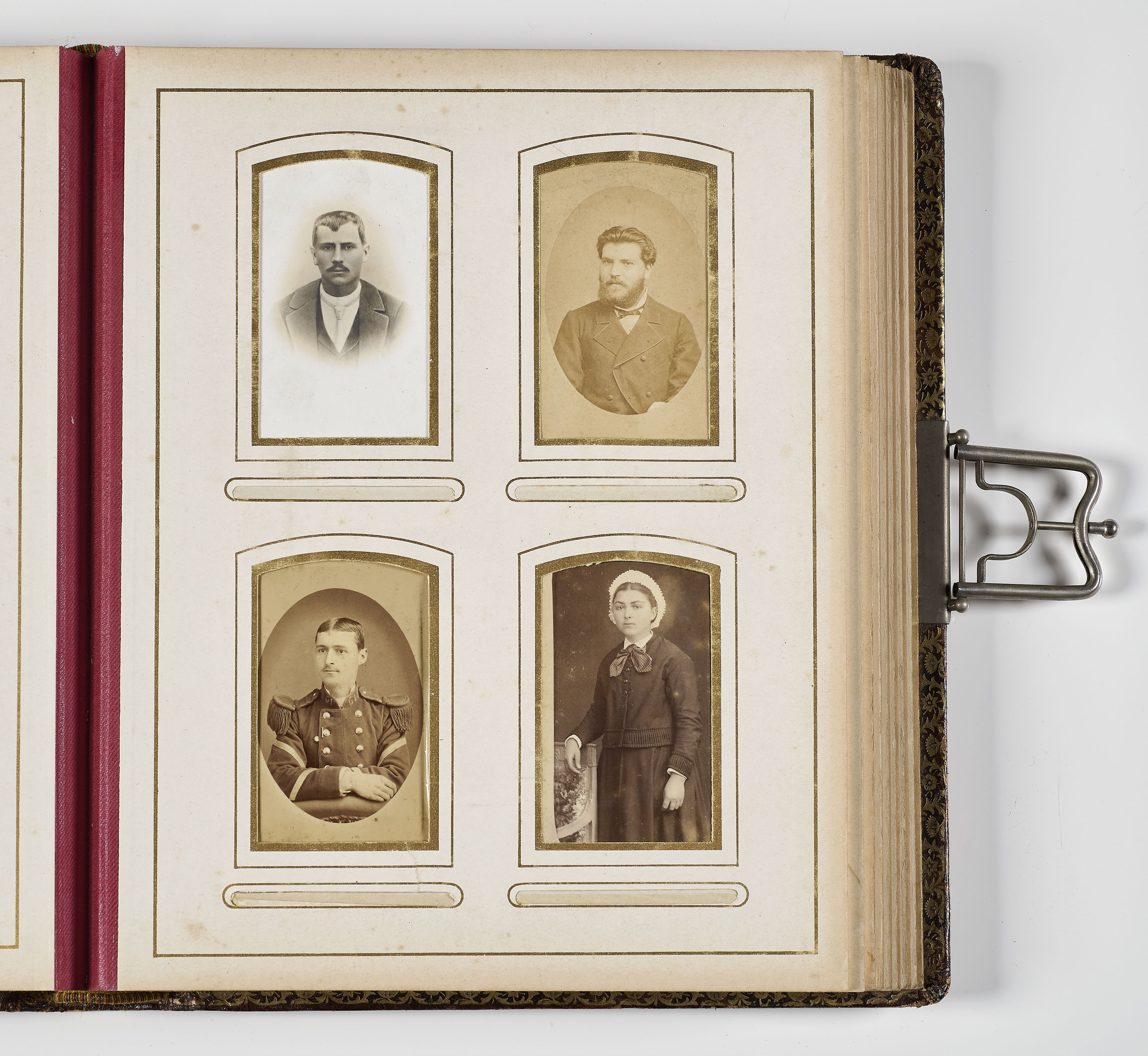 Album di carte de visite e carte cabinet, fine XIX secolo