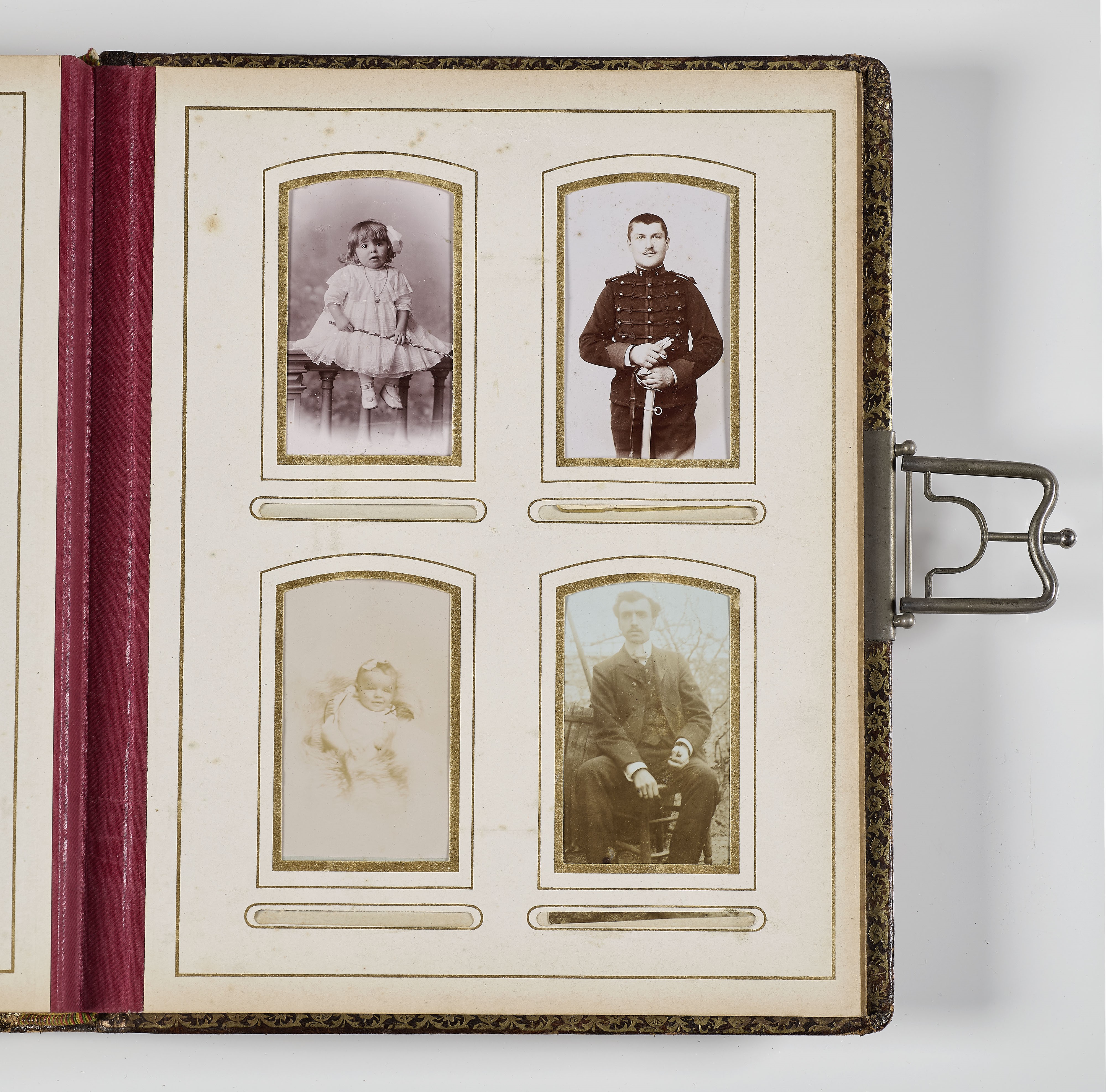 Album di carte de visite e carte cabinet, fine XIX secolo