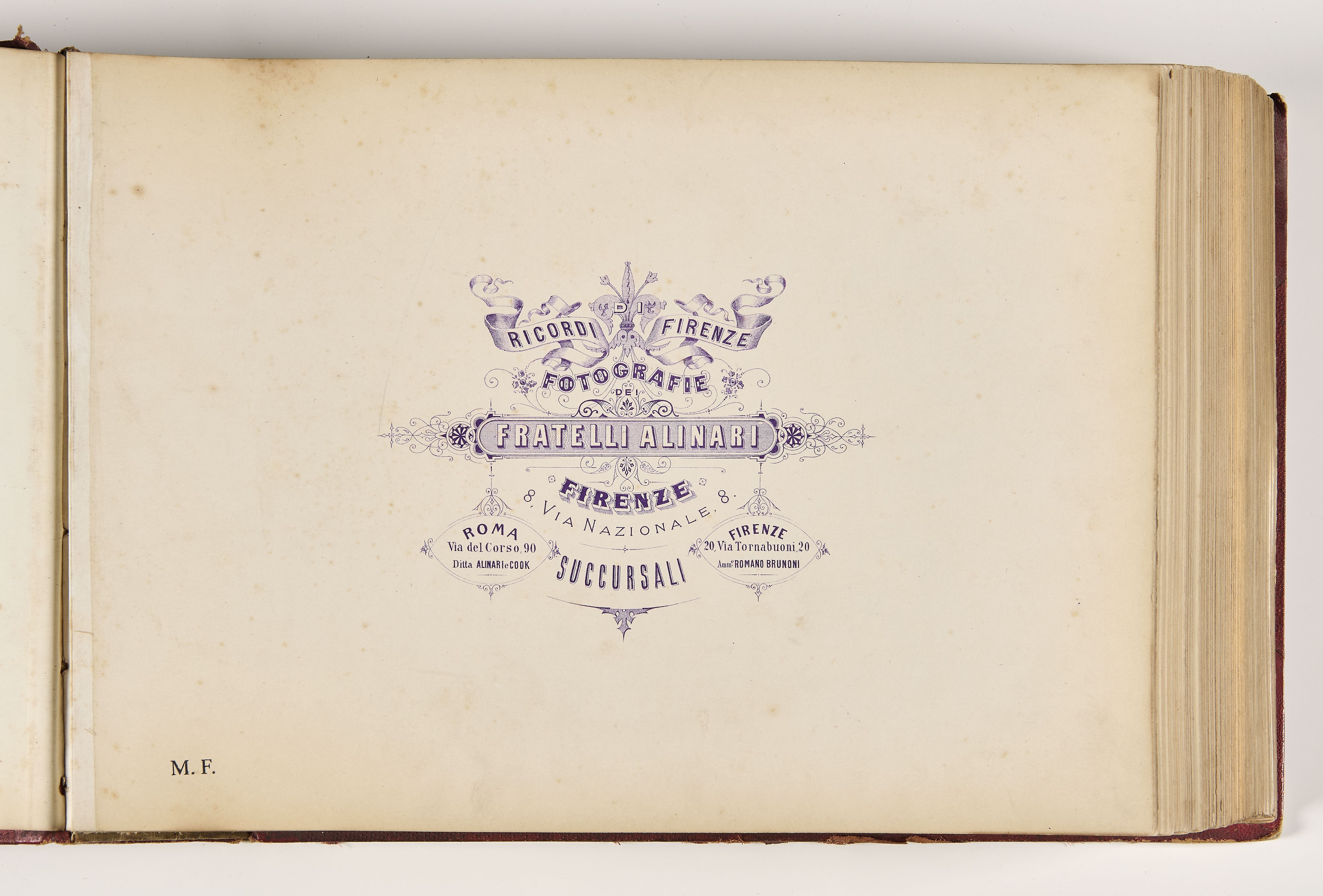 Fratelli Alinari, Album “Ricordi di Firenze”