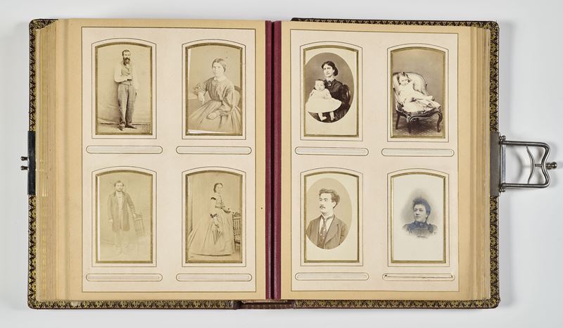 Album di famiglia francese, fine XIX secolo
