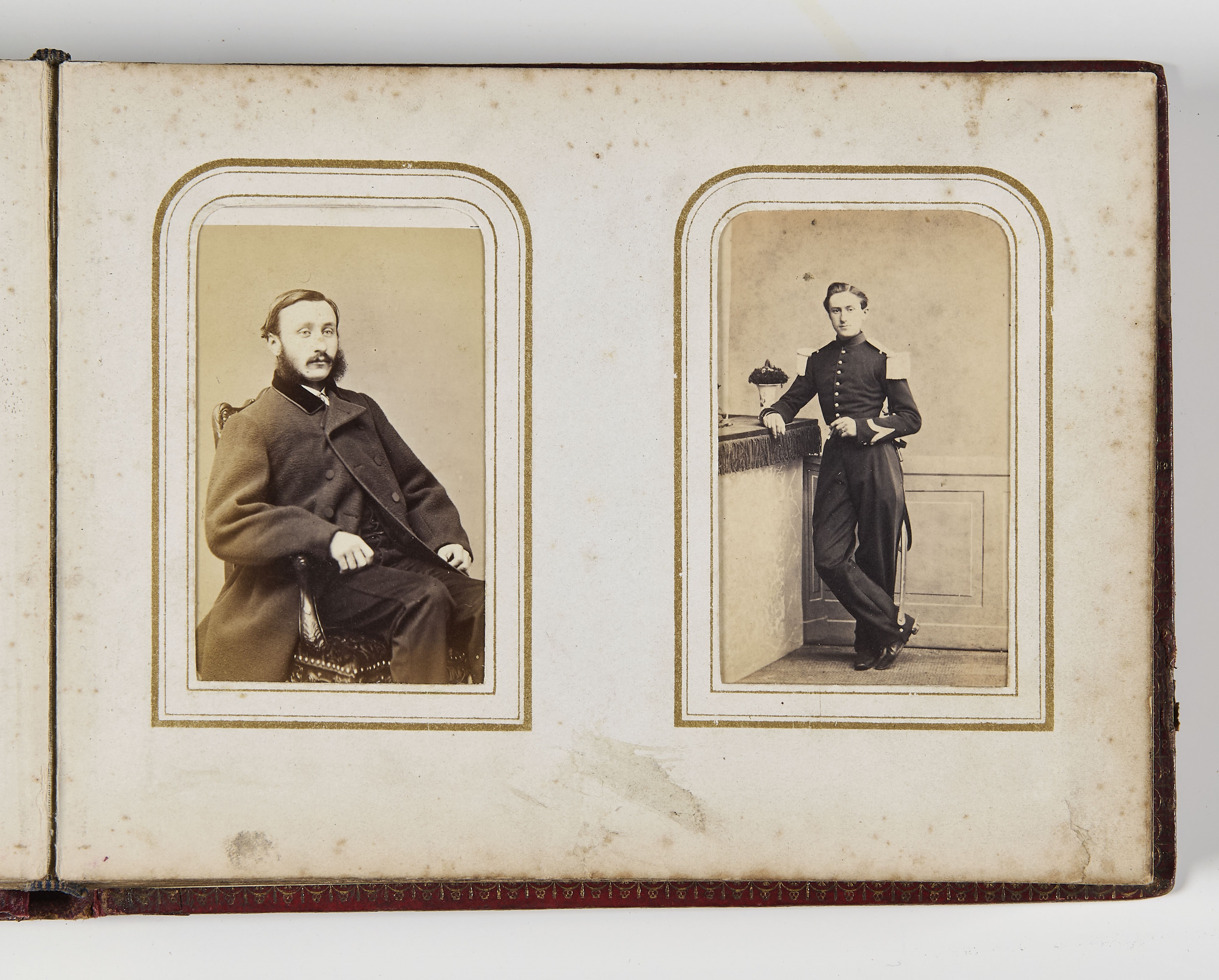 Album di carte de visite di una famiglia franco-belga, 1870-80