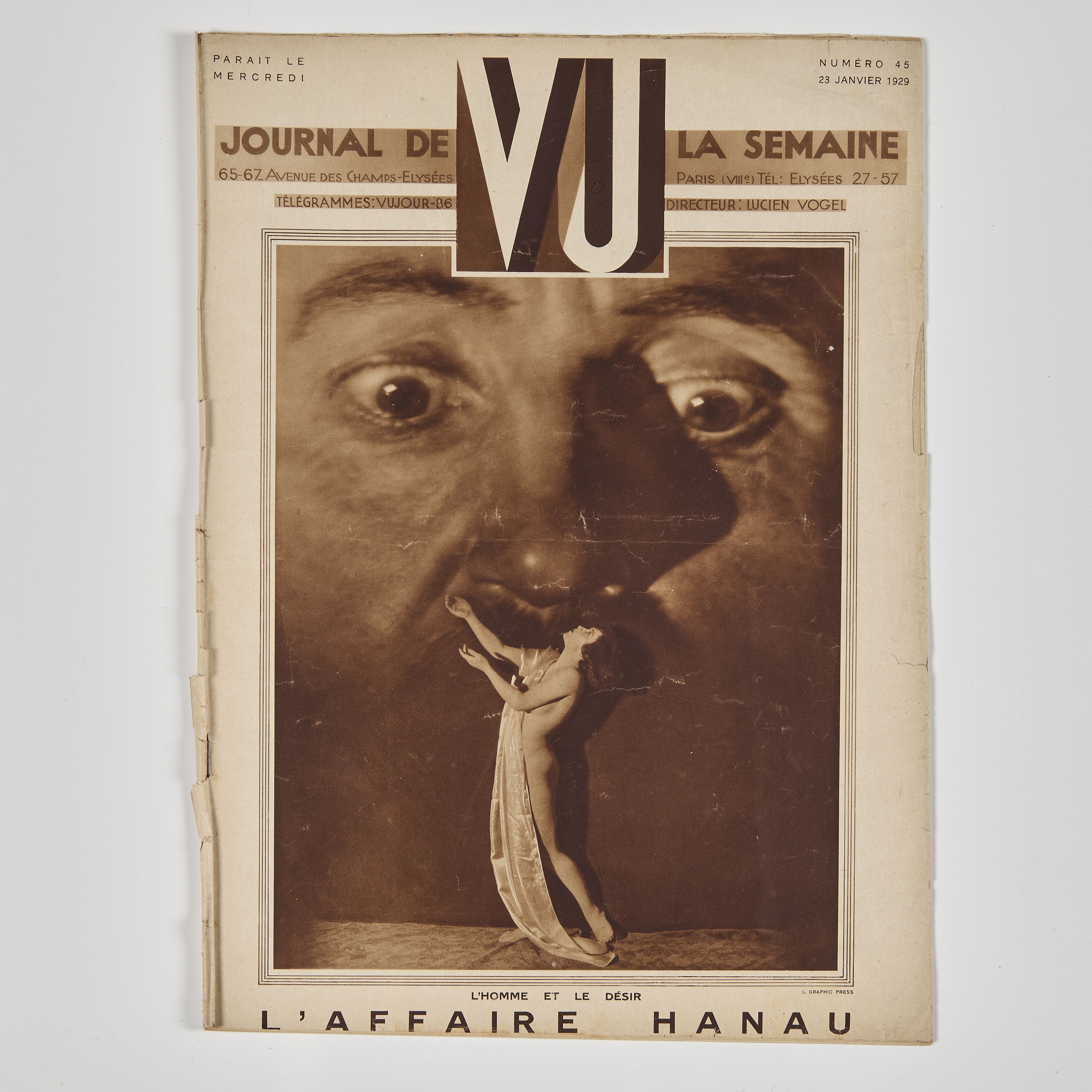 Collezione di 62 fascicoli della rivista 'VU. Journal de la semaine', 1928-31