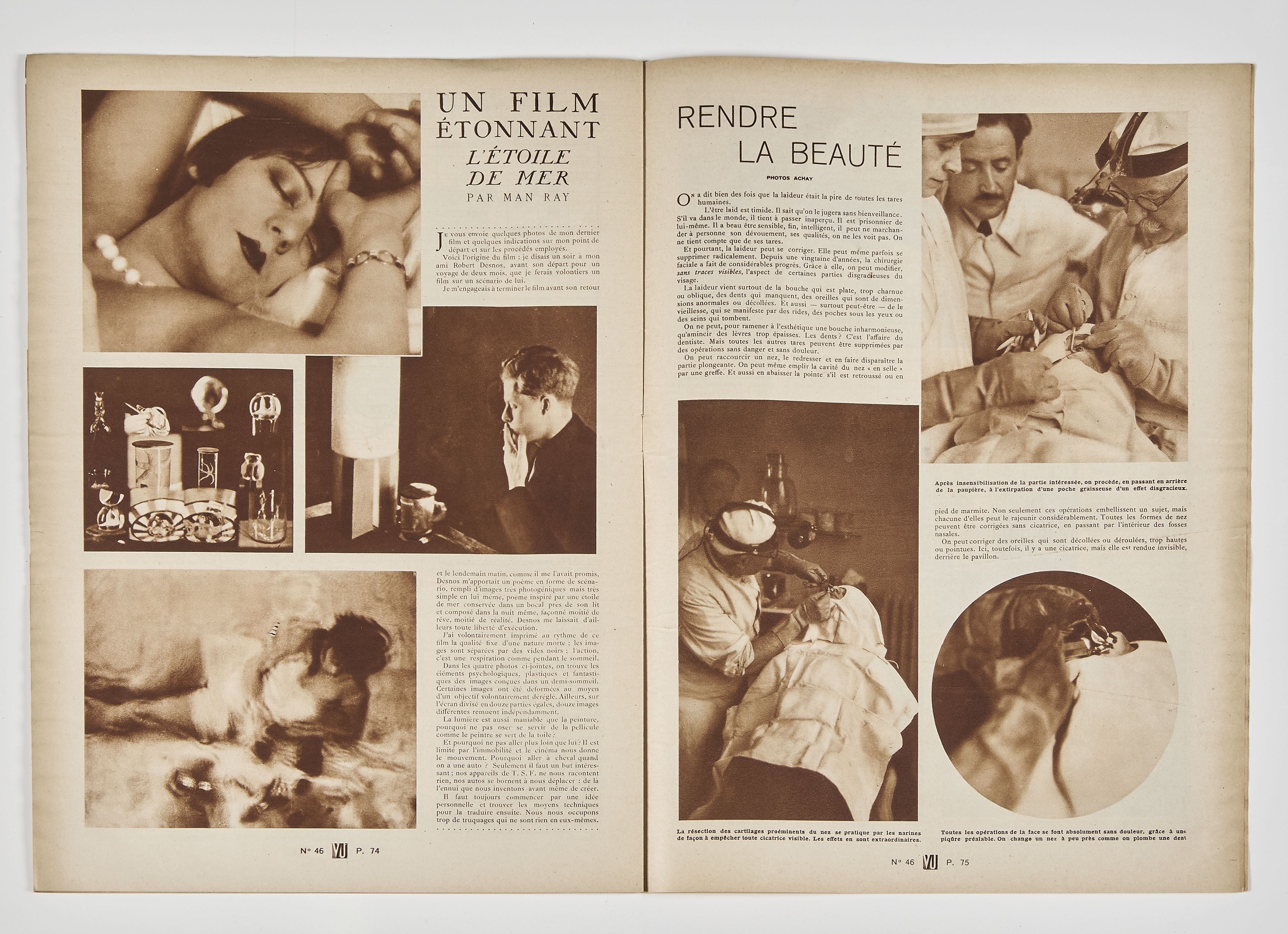 Collezione di 62 fascicoli della rivista 'VU. Journal de la semaine', 1928-31