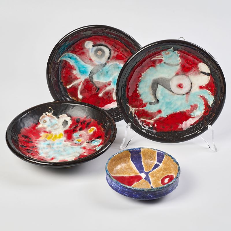 Tre scodelle e una piccola ciotola