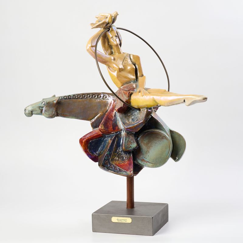 Acrobata a cavallo