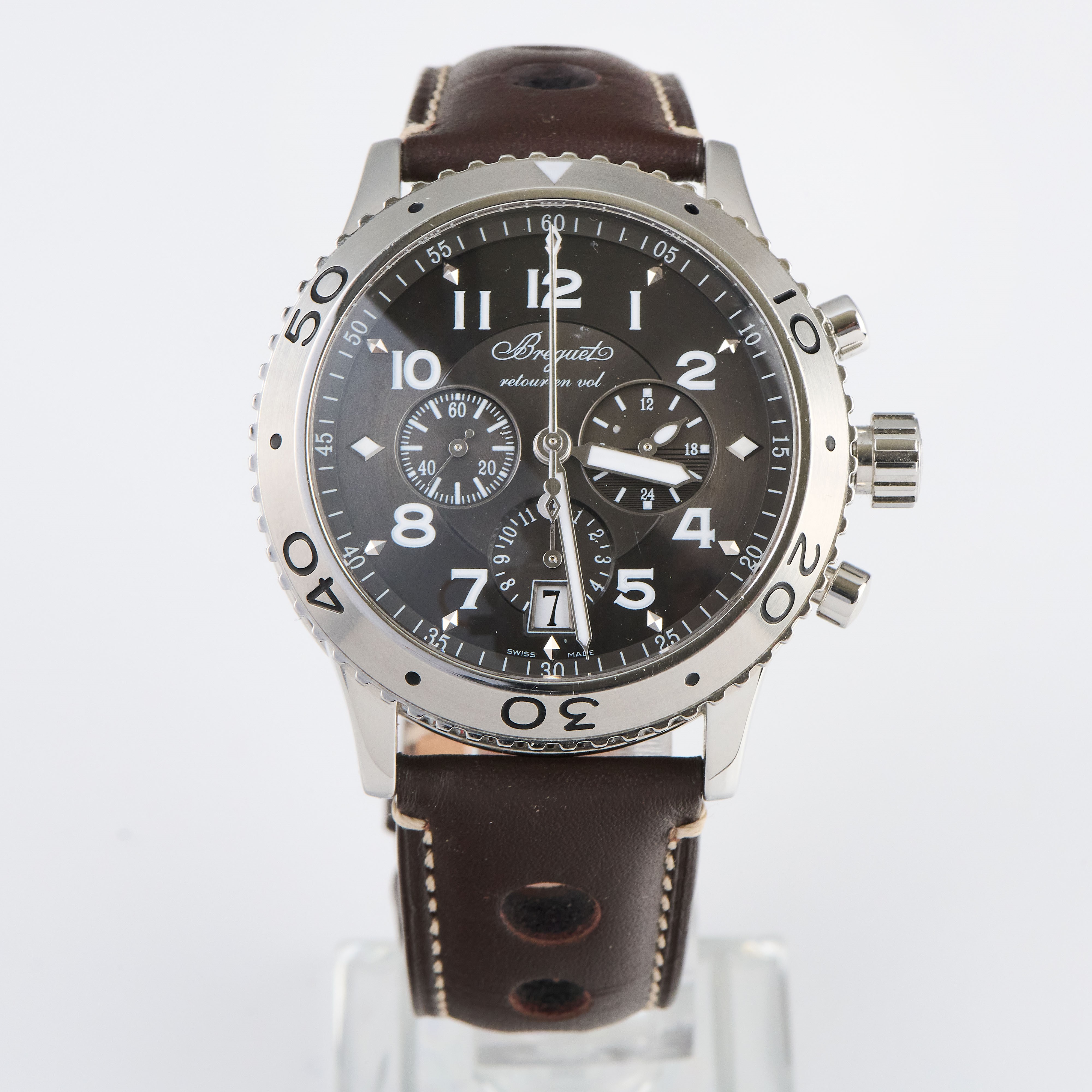 Breguet, Type XX ref. 3810, cronografo fly-back, anni 2000
