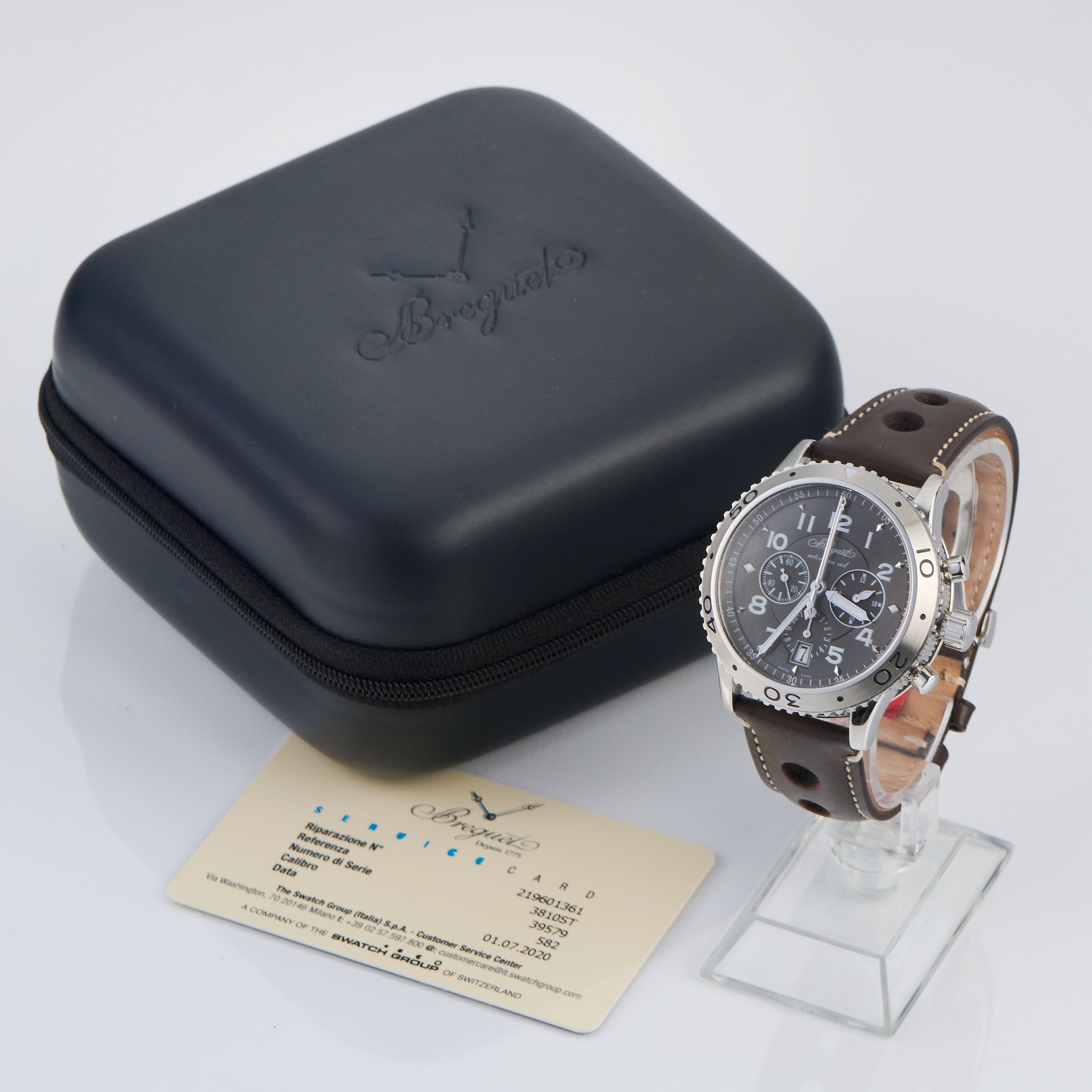 Breguet, Type XX ref. 3810, cronografo fly-back, anni 2000