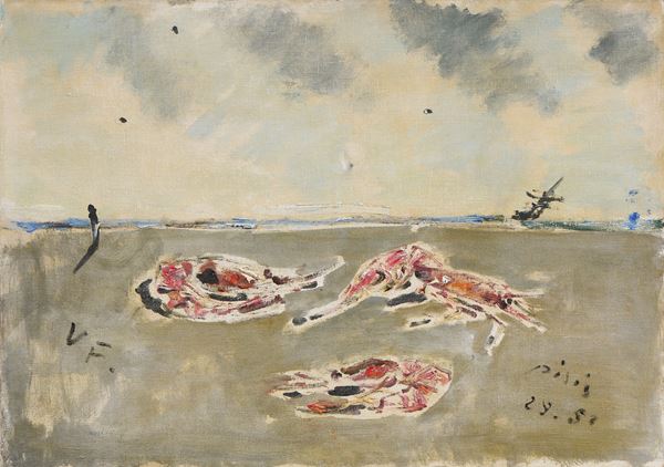 Filippo de Pisis - Aragostine in riva al mare