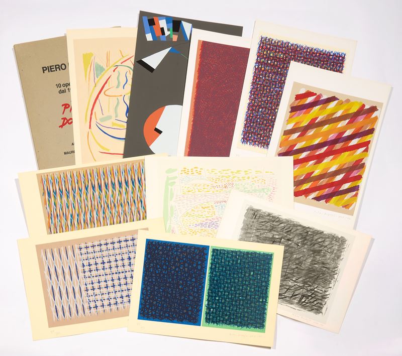 Cartella «Piero Dorazio, 10 opere grafiche dal 1946 al 1963»