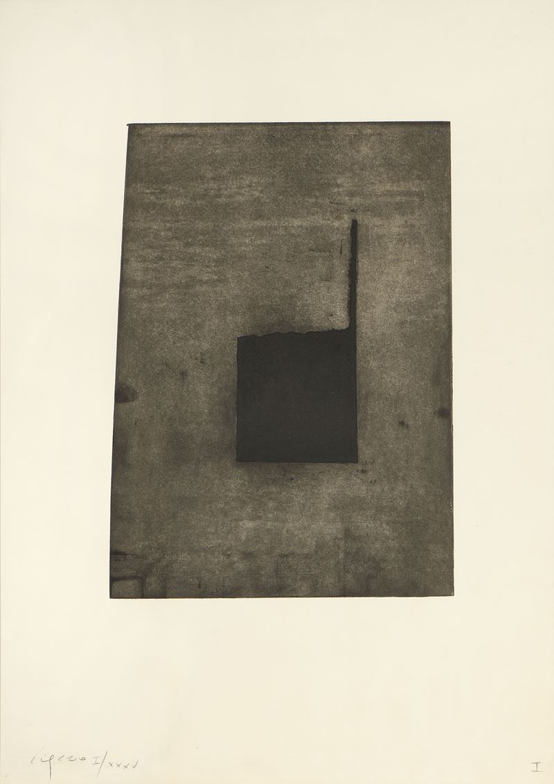 Roberto Ciaccio - Plate recto/verso I, acquatinta su ferro (ed. I/XXXV), 1994
