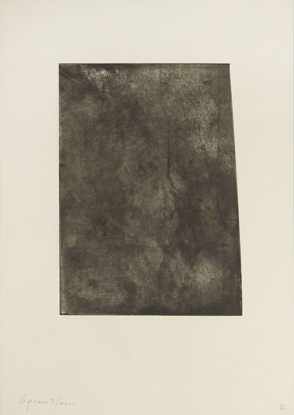 Roberto Ciaccio : Plate Recto/Verso - II  (1994)  - Acquatinta su ferro, ed. I/XXXV - Auction Paintings, Drawings, Sculpures and Multiples - Casa d'aste Farsettiarte