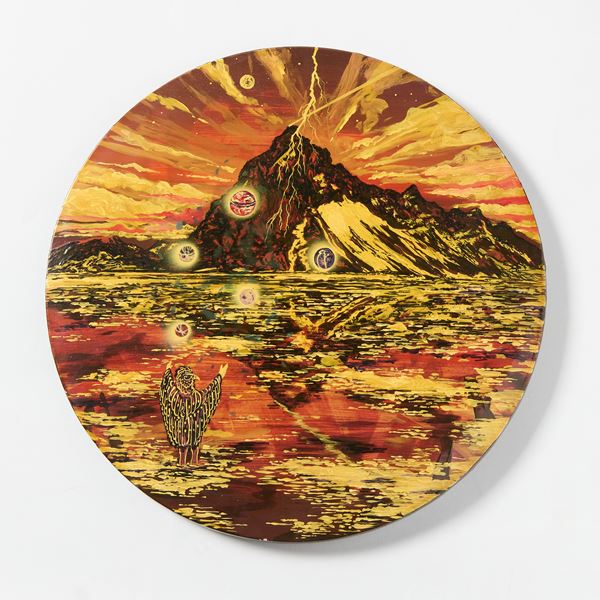 Tom Ellis : Senza titolo  (2008)  - Acrilico e vernice su gesso - Auction Paintings, Drawings, Sculpures and Multiples - Casa d'aste Farsettiarte