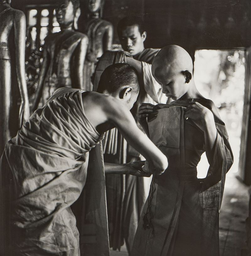 Dressing of novices, Laos: Sacred Cerimonies of Luang Prabang