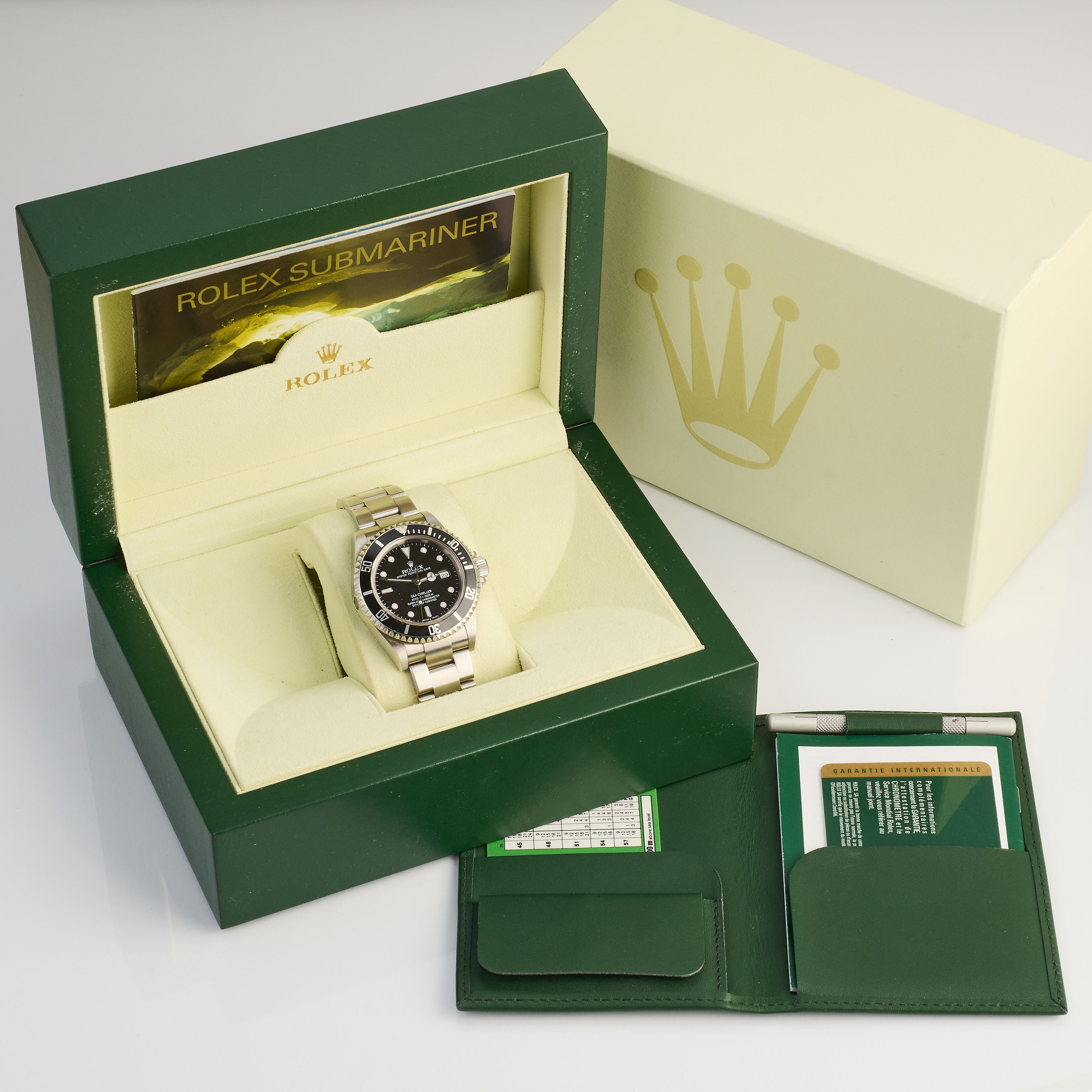 Rolex, Submariner Sea-Dweller ref. 16600, 2008 – orologio da polso automatico calibro 3135