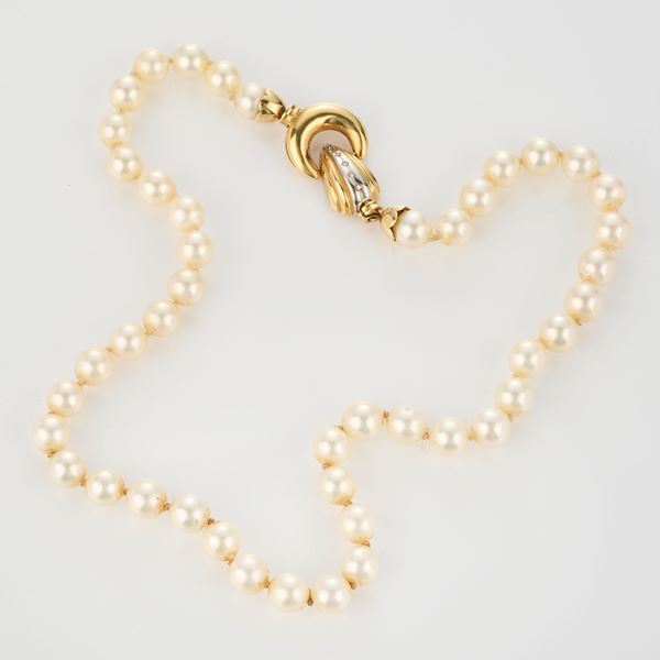 Collana di perle coltivate