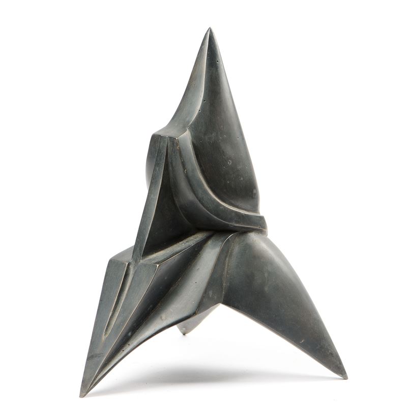 Artemisia Viscoli - Forma spaziale, scultura in bronzo