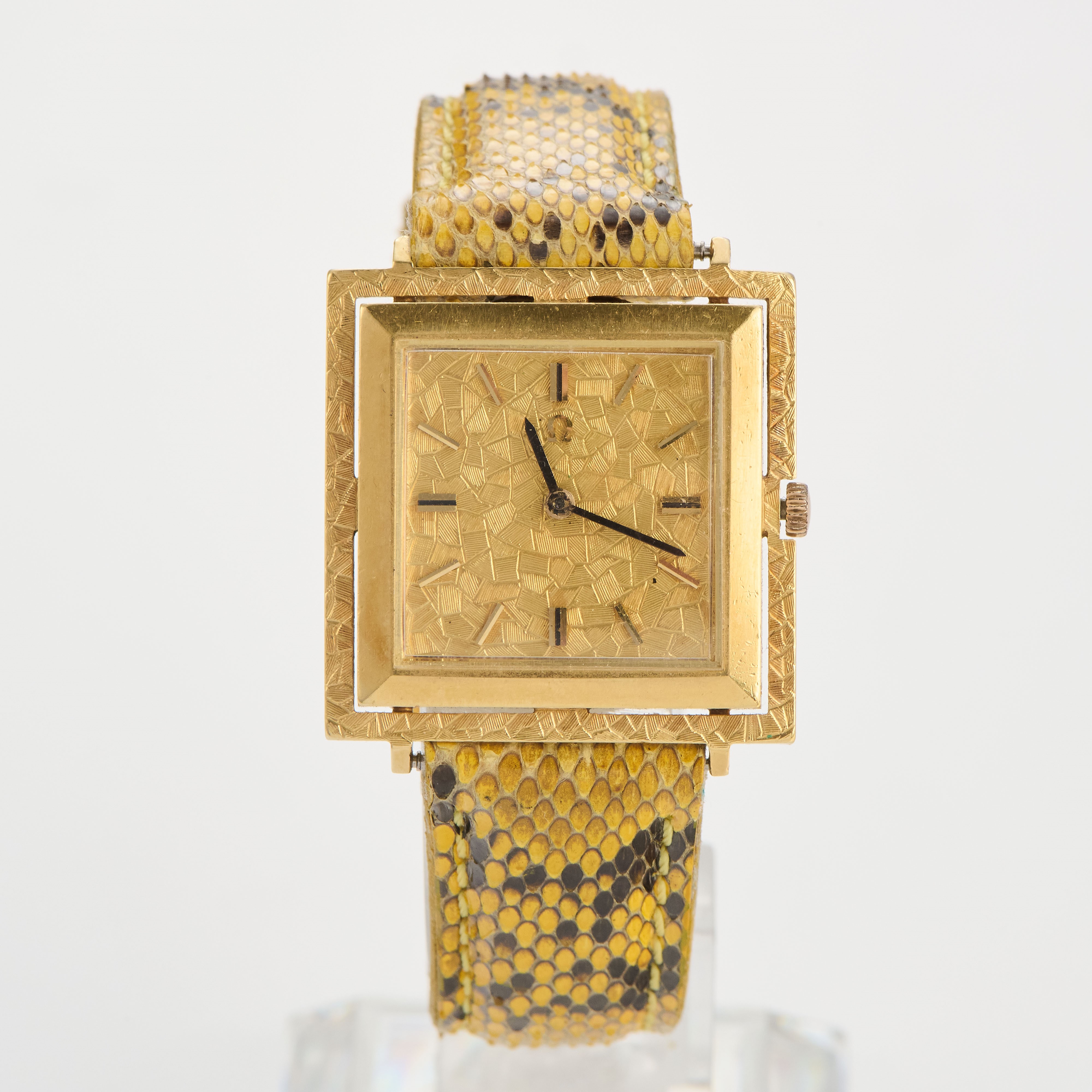 Omega, Elegant ref. 14455, 1963 — orologio da polso in oro 18 kt, meccanico a carica manuale