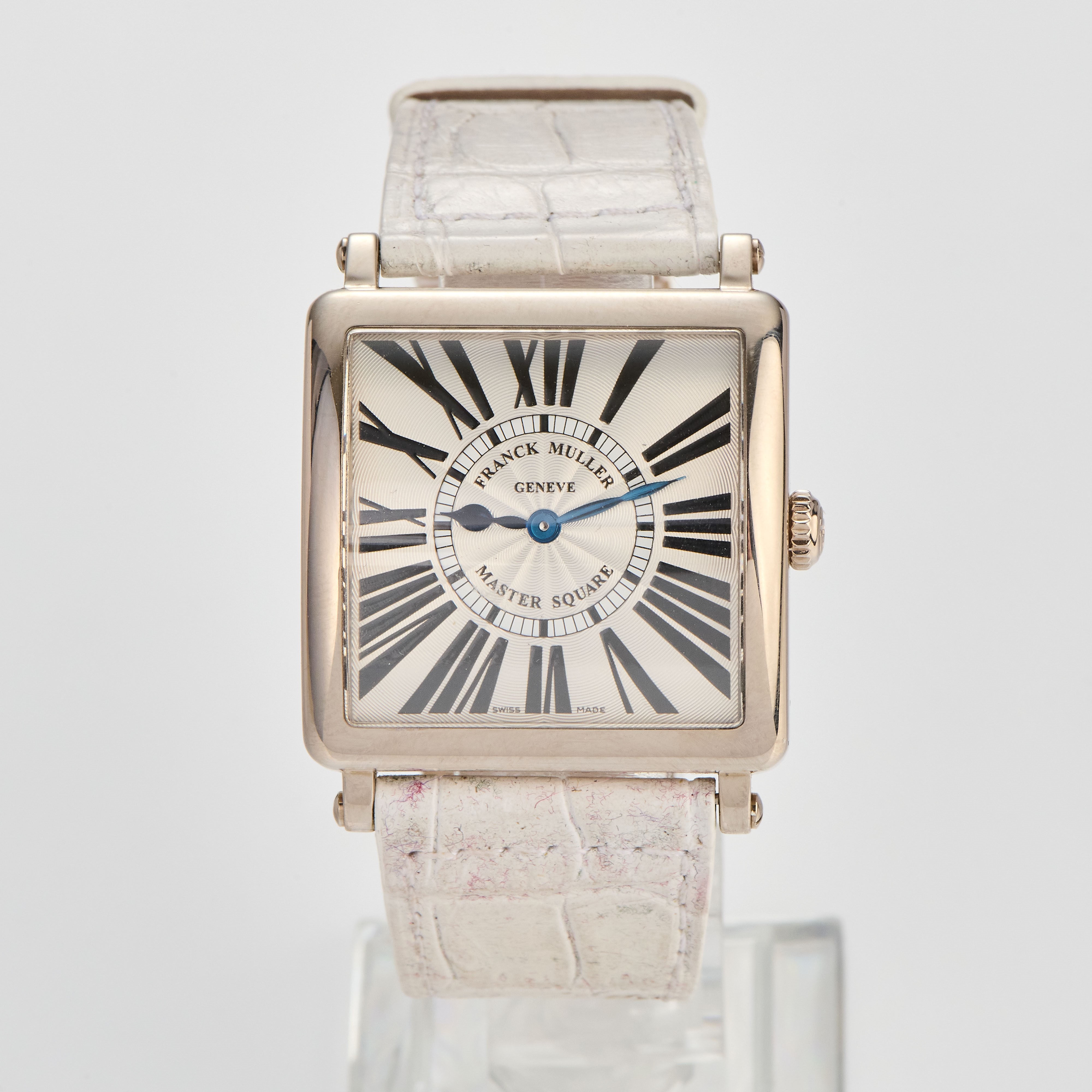 Franck Muller, Master Square, orologio da polso in oro bianco 18 kt