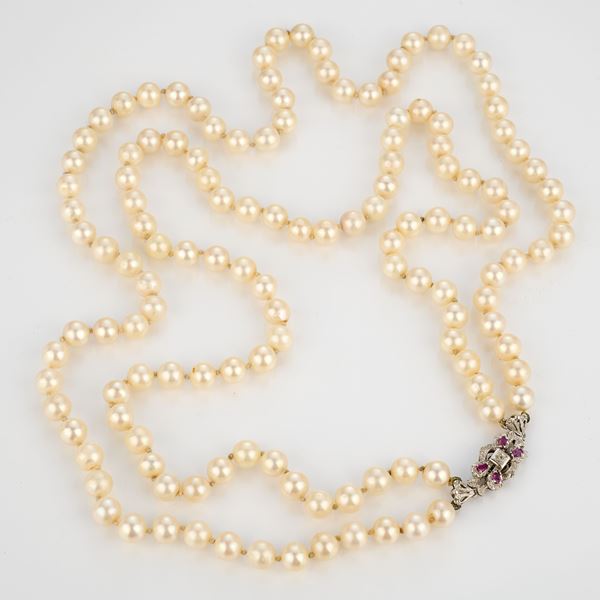 Collana di perle coltivate