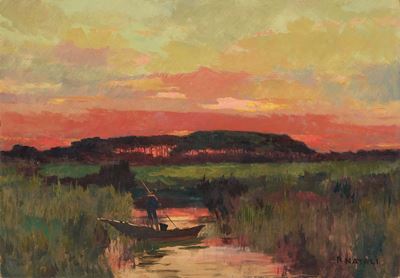 Tramonto al Tombolo