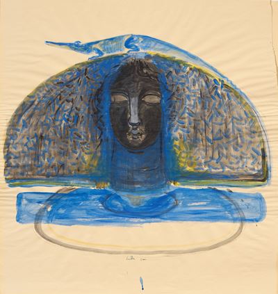 Senza titolo (tecnica mista su carta, 2000)