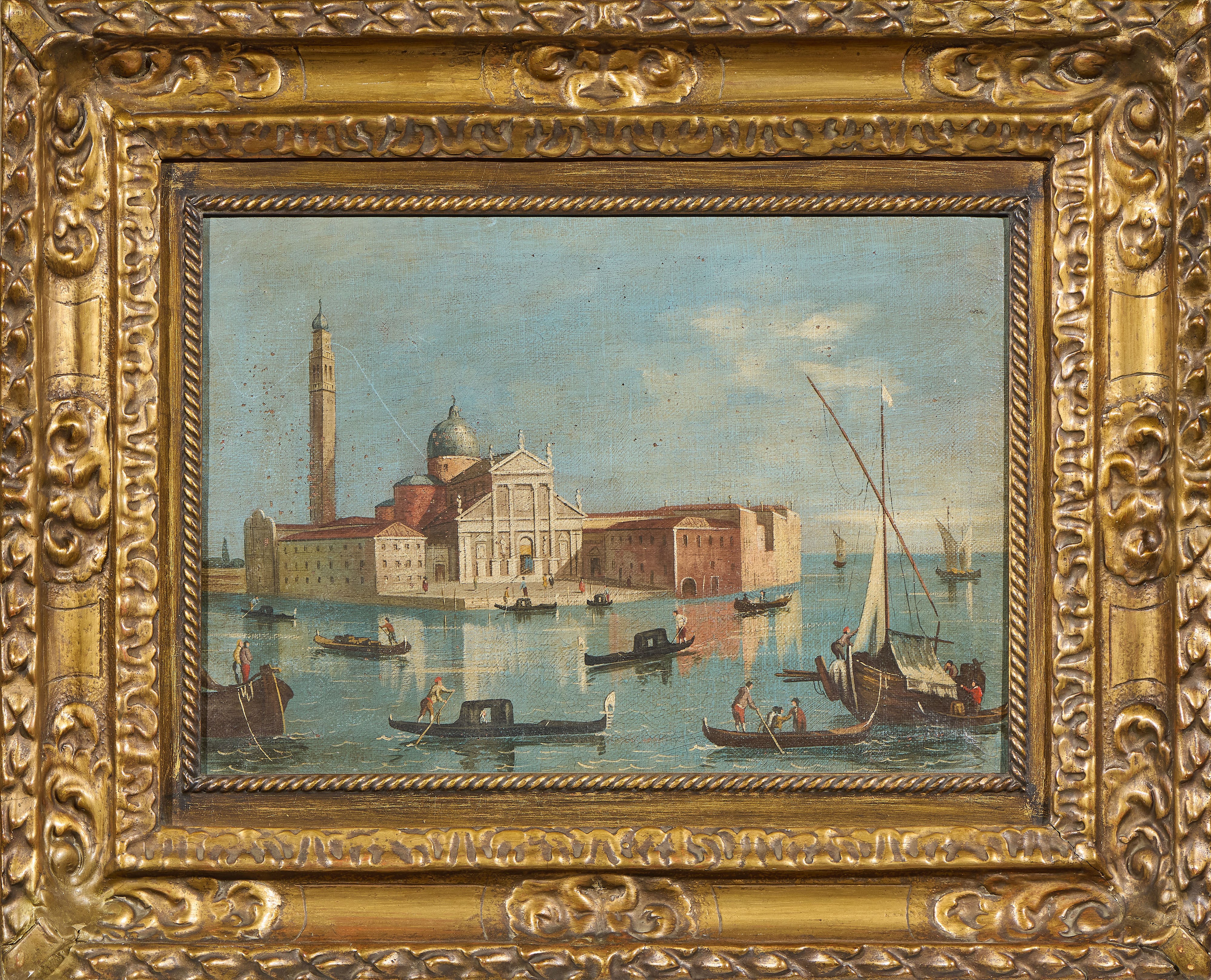 Ignoto Fine XIX Secolo - «L'isola di San Giorgio» e «il Bacino di San Marco con Palazzo Ducale»