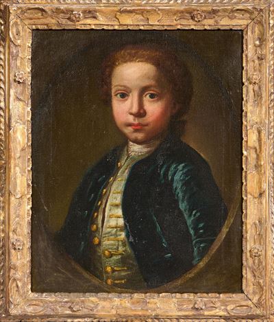Ritratto di fanciullo, olio su tela