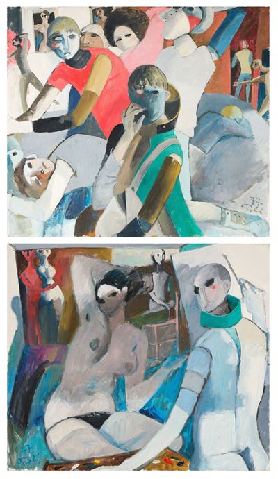 Agitazione (olio su tela), 1977