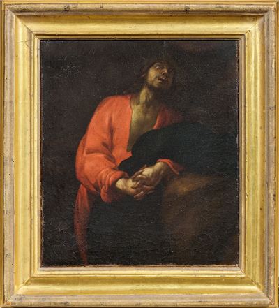 Cristo nell’orto, olio su tela