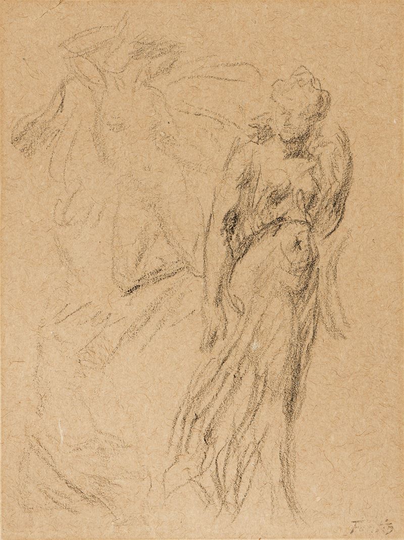 Henri Fantin-latour - Studio di figure, matita su carta