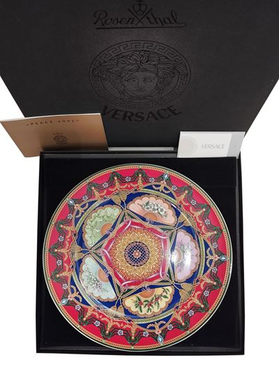 Rosenthal Versace, Piatto da Natale in porcellana policroma (2005)