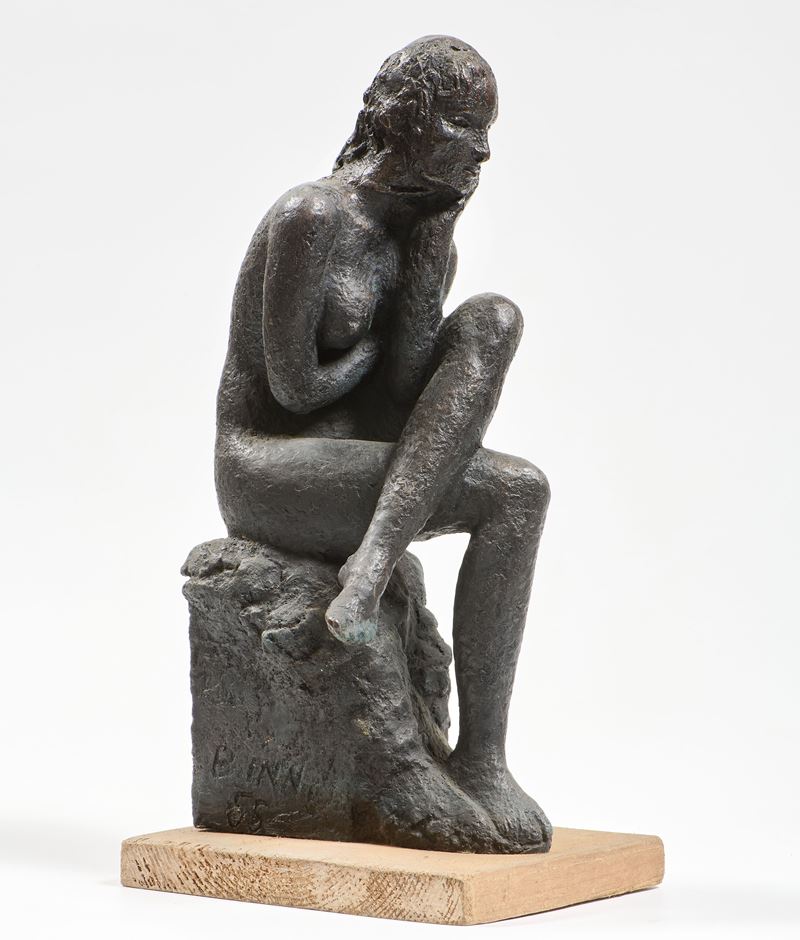 Bruno Innocenti - Nudino con gambe accavallate
