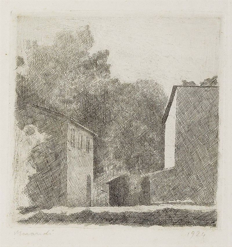 Giorgio Morandi - Paesaggio (chiesanuova)