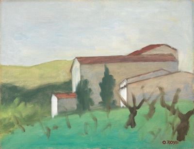 Paesaggio con Case