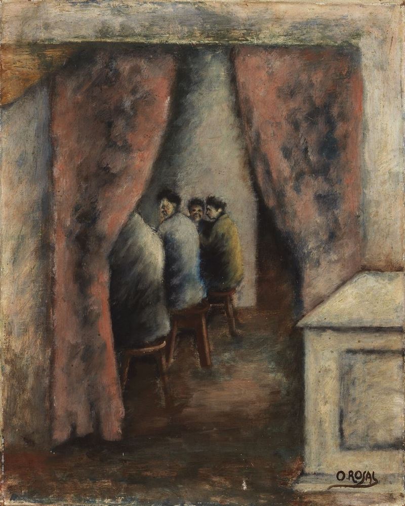 Ottone Rosai - Interno D'osteria