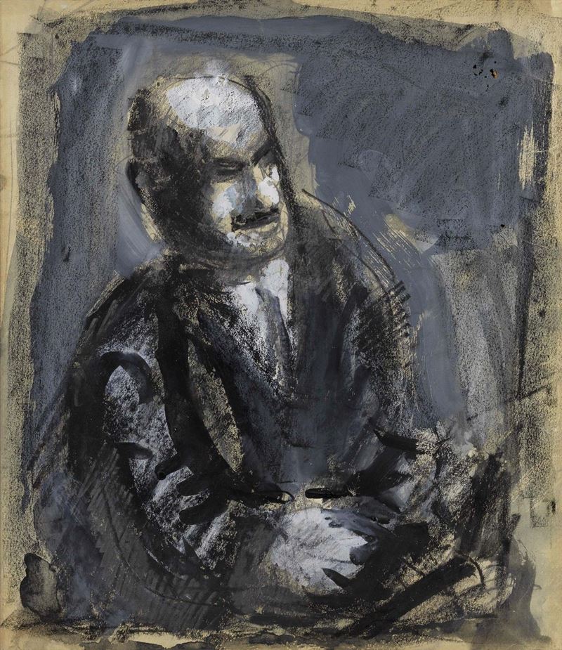 Mario Sironi - Busto di Uomo (il Bevitore)