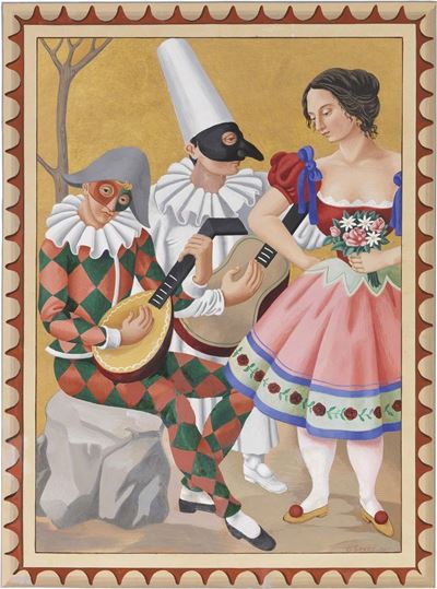 Arlequin, Polichinelle Et Colombine (la Sérenade)