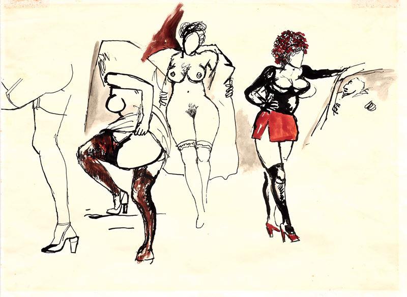 Renato Guttuso - Prostitute Romane