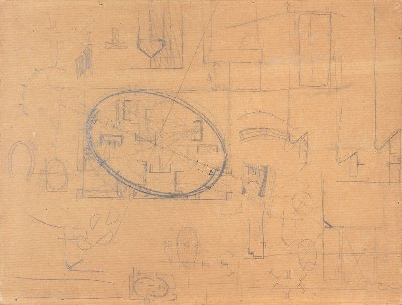 Lucio Fontana - Progetto per la Sala alla XXXIII Biennale di Venezia