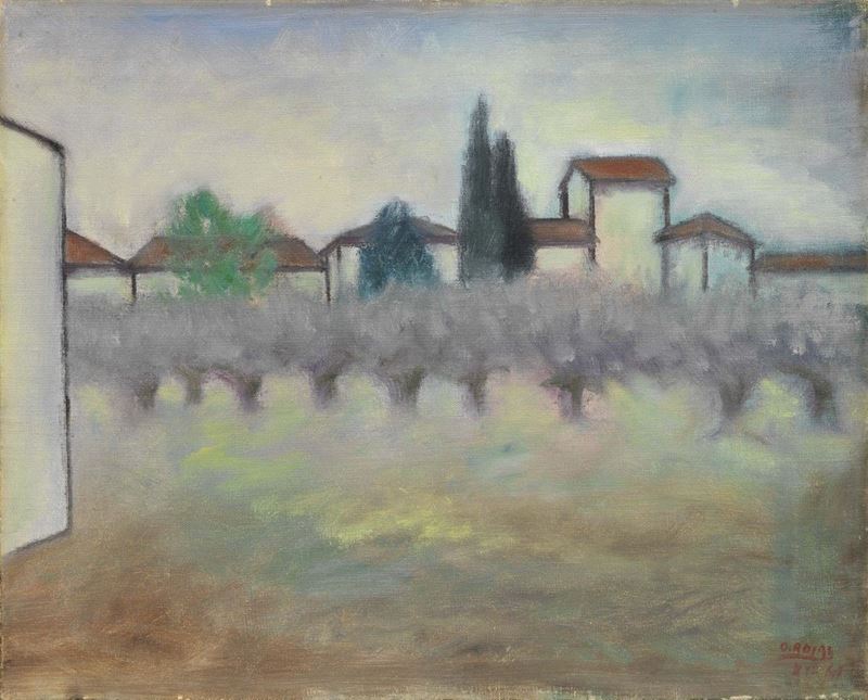 Ottone Rosai - Paesaggio Toscano
