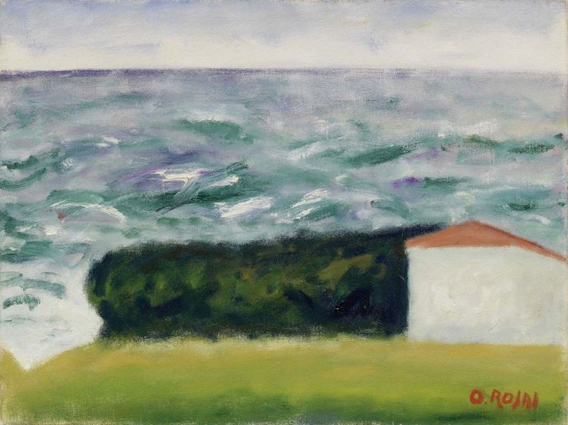 Ottone Rosai - Mareggiata a San Vincenzo