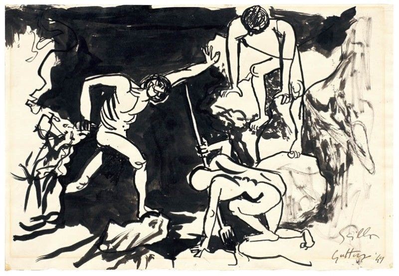 Renato Guttuso - Pescatori a Scilla