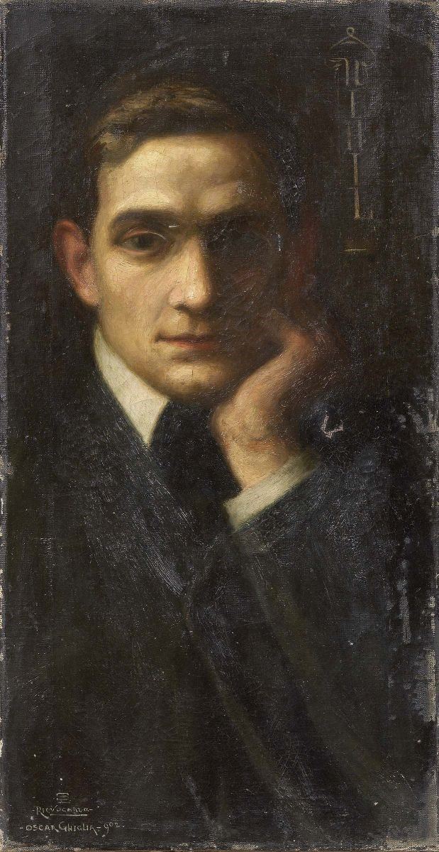 Oscar Ghiglia - Ritratto di Gino Morandini