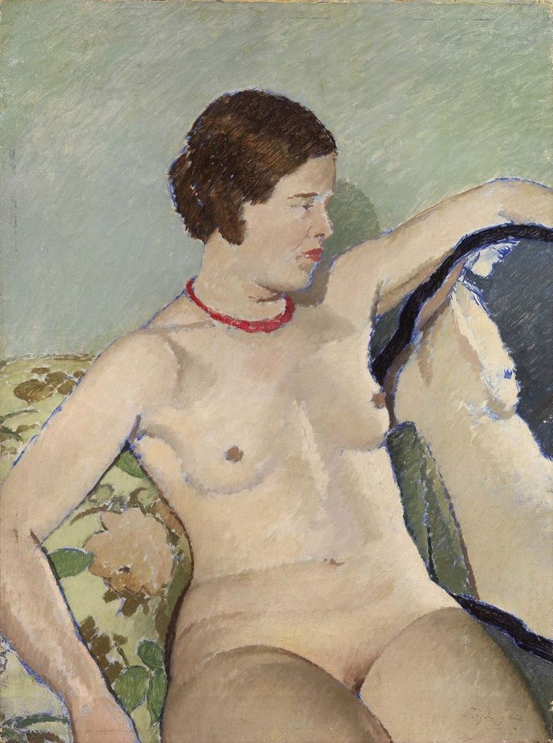 Oscar Ghiglia - Nudo di Donna