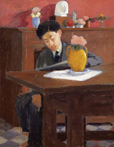 Guido Libertini che Legge