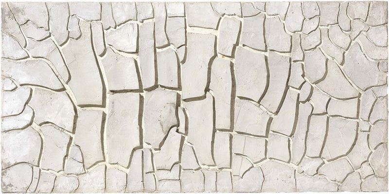 Alberto Burri - Cretto Bianco