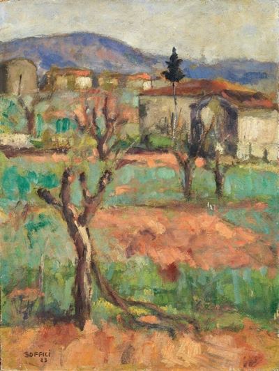 Tramonto sulla Campagna Toscana