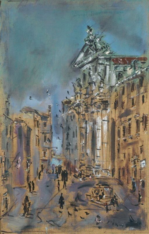 Filippo De Pisis - Venezia. Chiesa dei Gesuiti